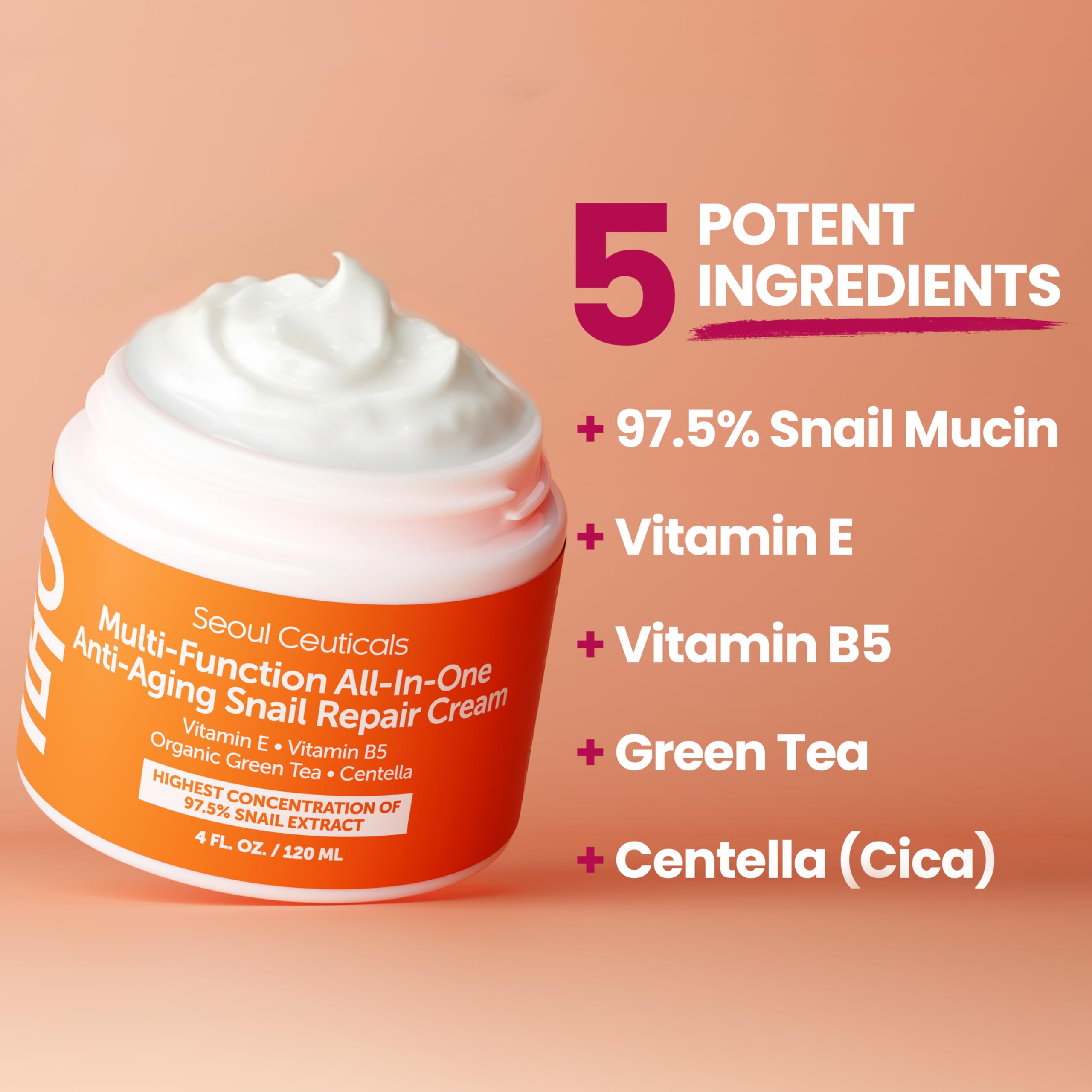 SeoulCeuticals snail mucin day night usage suggests round the clock care