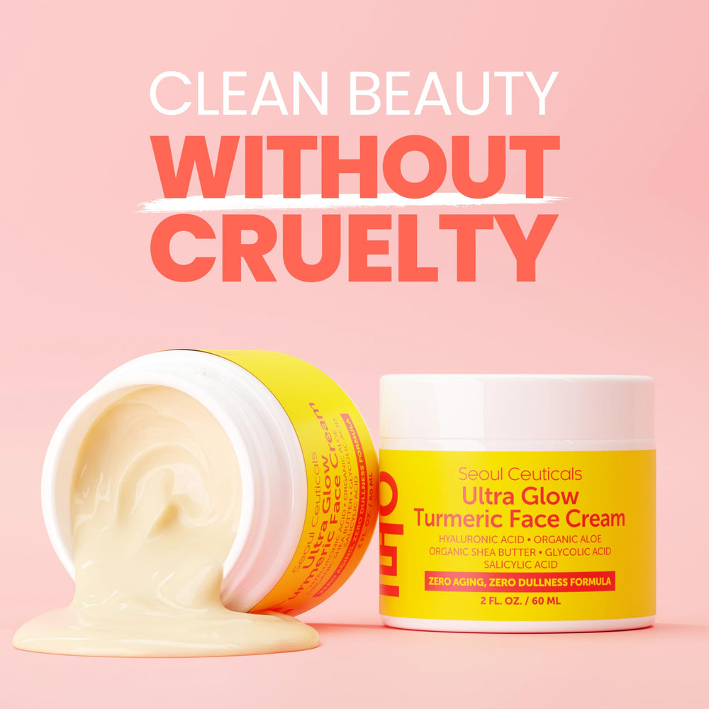 SeoulCeuticals Turmeric Cream on dull-skin closeup illustrating improved radiance.