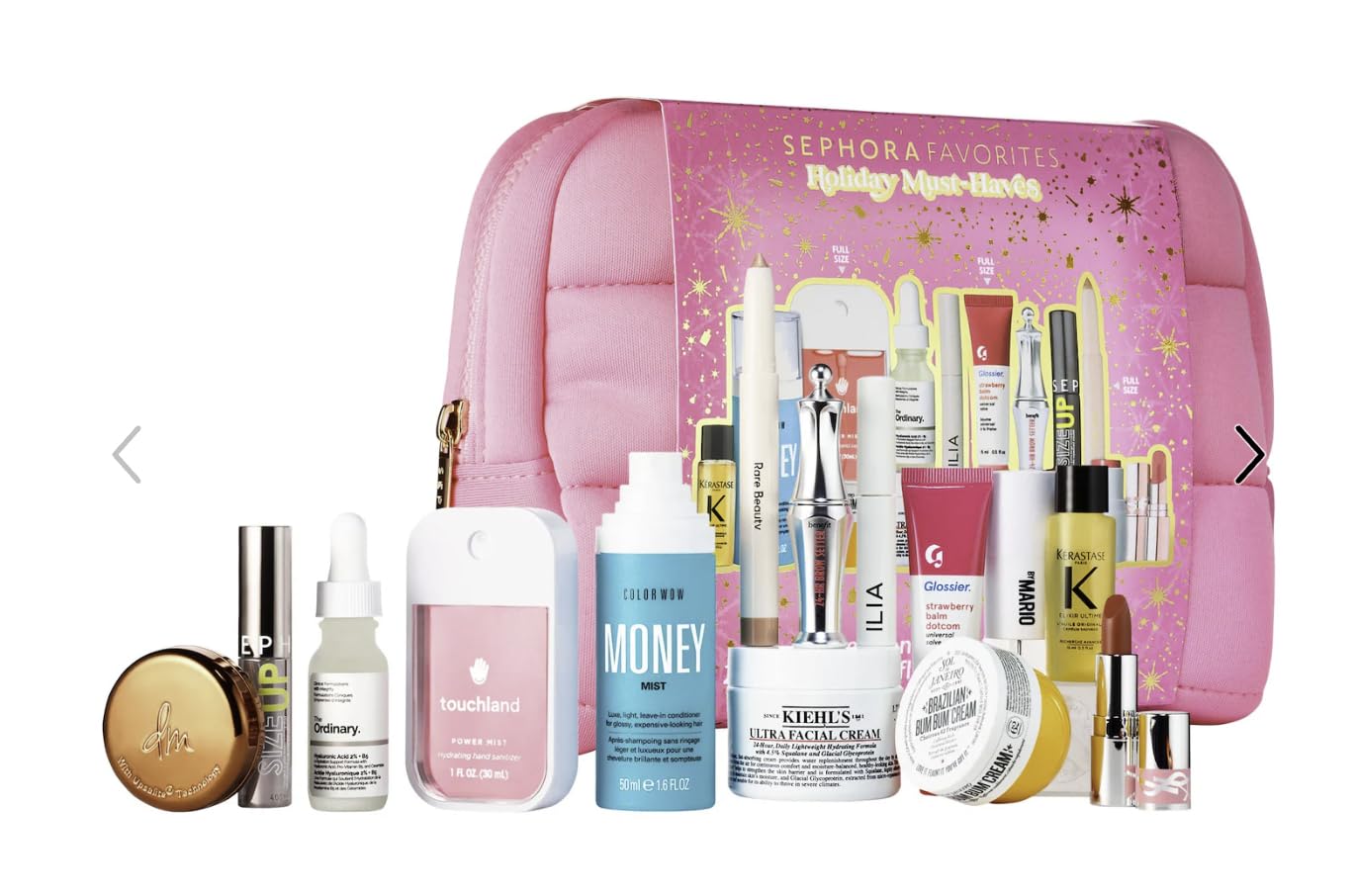 SEPHORA Favorites Holiday Must Haves gift set highlights bestselling items for gifting.