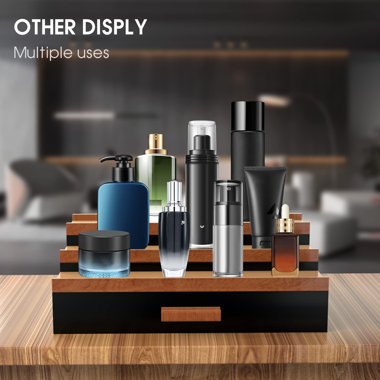 Sephyroth Cologne Organizer drawer storage for watches and keys