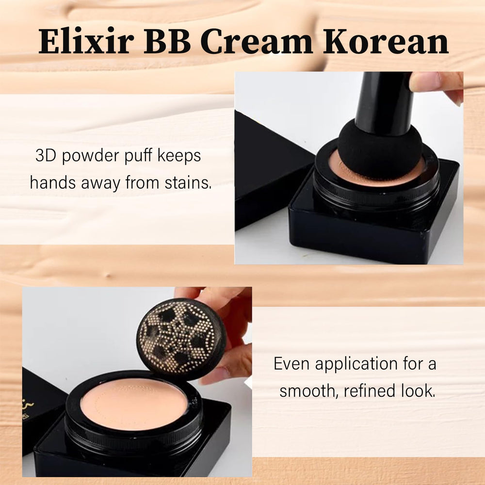 SerentiaElixir BB Cream long-lasting color demonstrates color-locking for steady tone