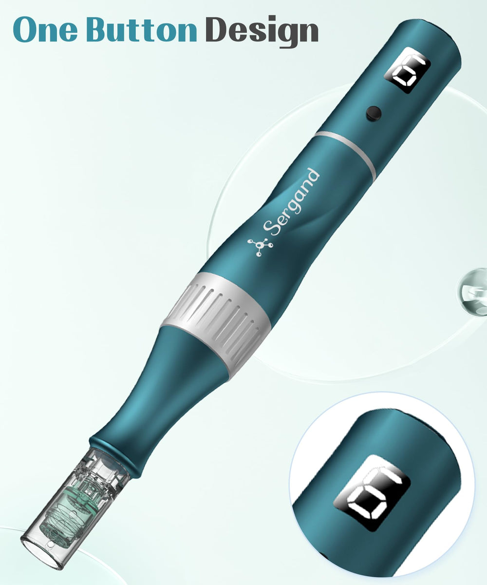 Sergand Derma Roller Kit non-slip grip supports secure use during sessions
