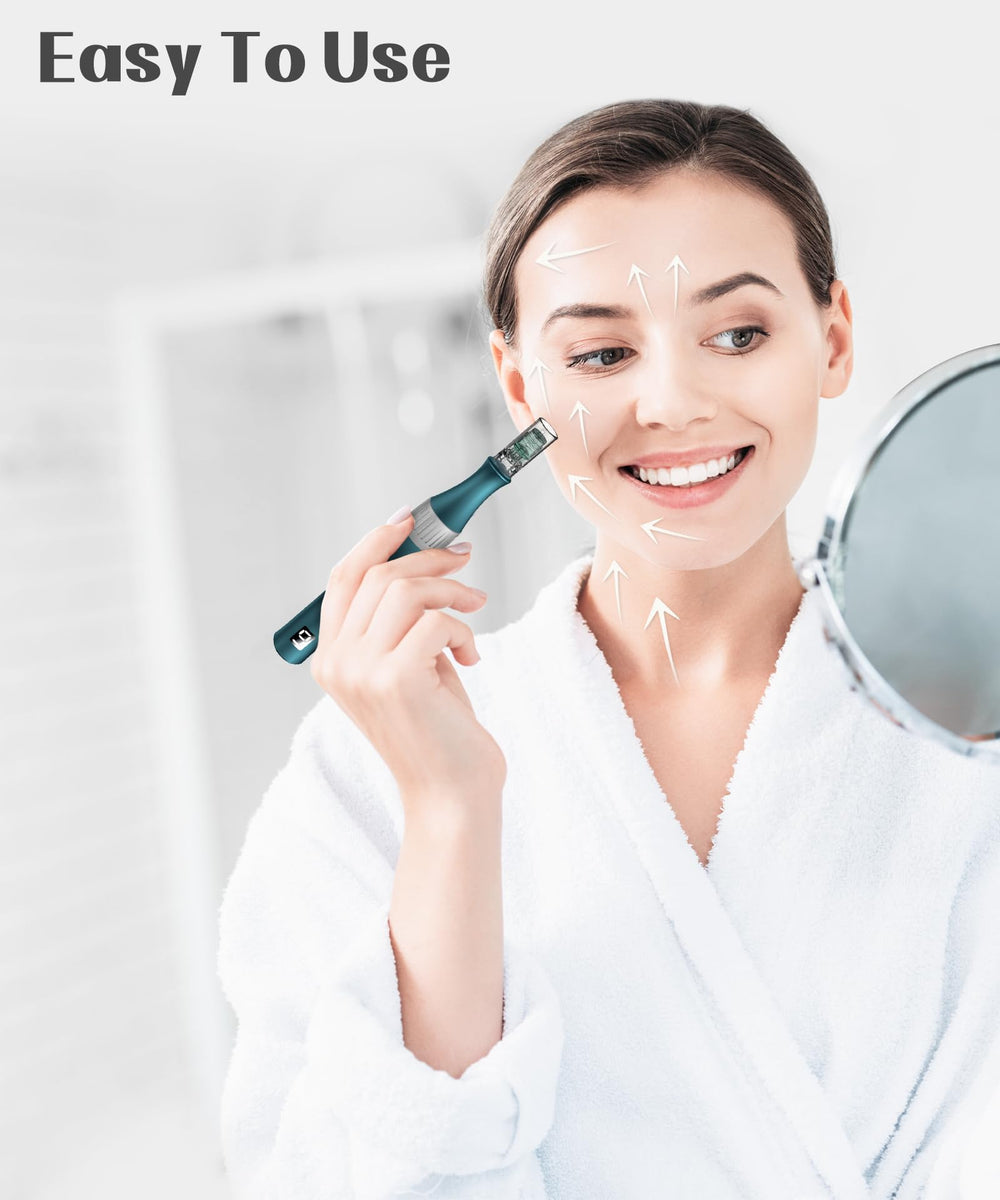 Sergand Derma Roller Kit travel-ready design for quick skincare on the road