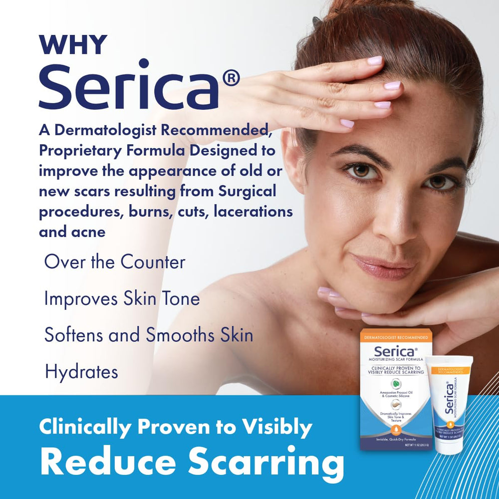 Serica Scar Gel se seca rápido sin residuo brillante