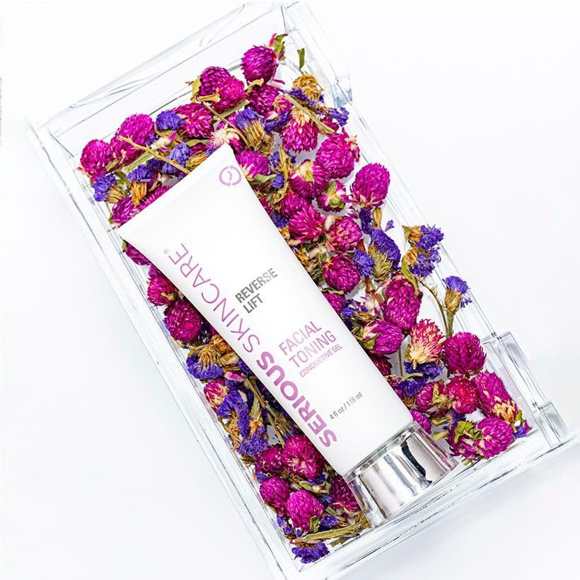 Serious Skincare collagen conductive gel works with many devices for home or pro use.