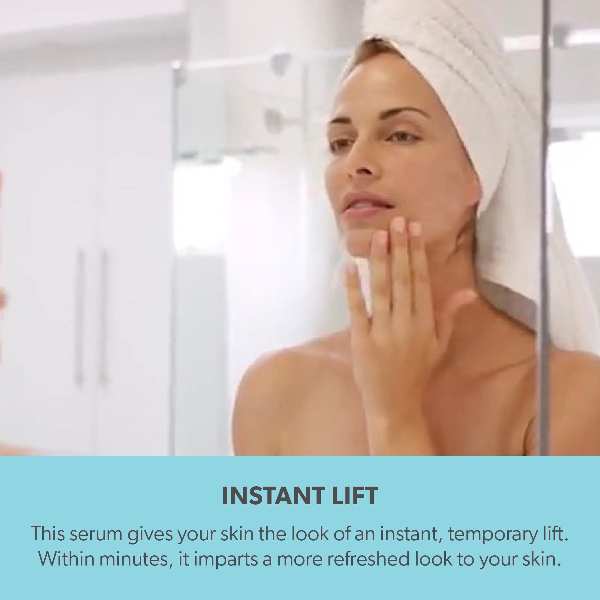 Serious Skincare INSTA-TOX trio long-lasting effect on facial lines and texture.