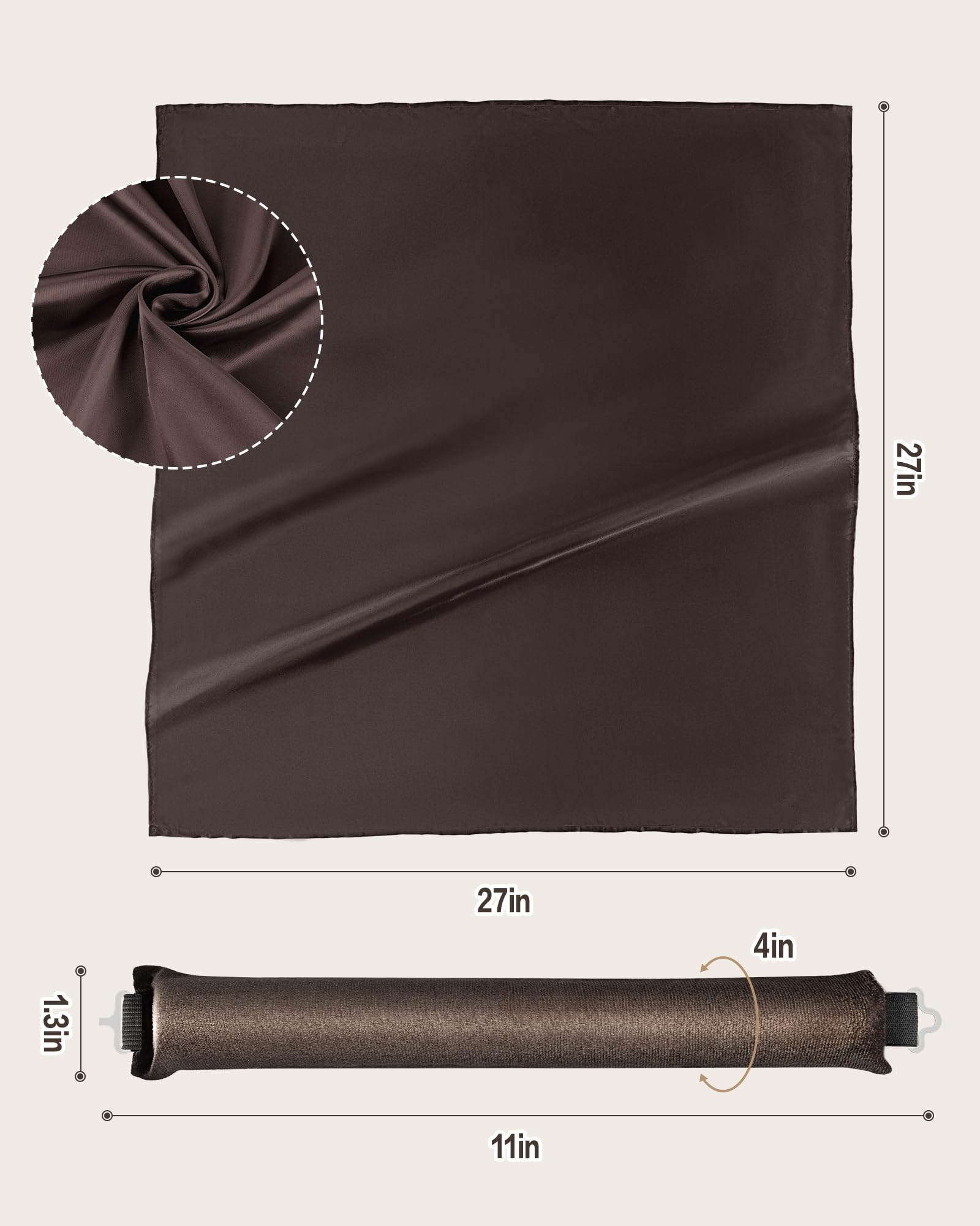Seritant velvet-surface curls hold shape all day after waking.