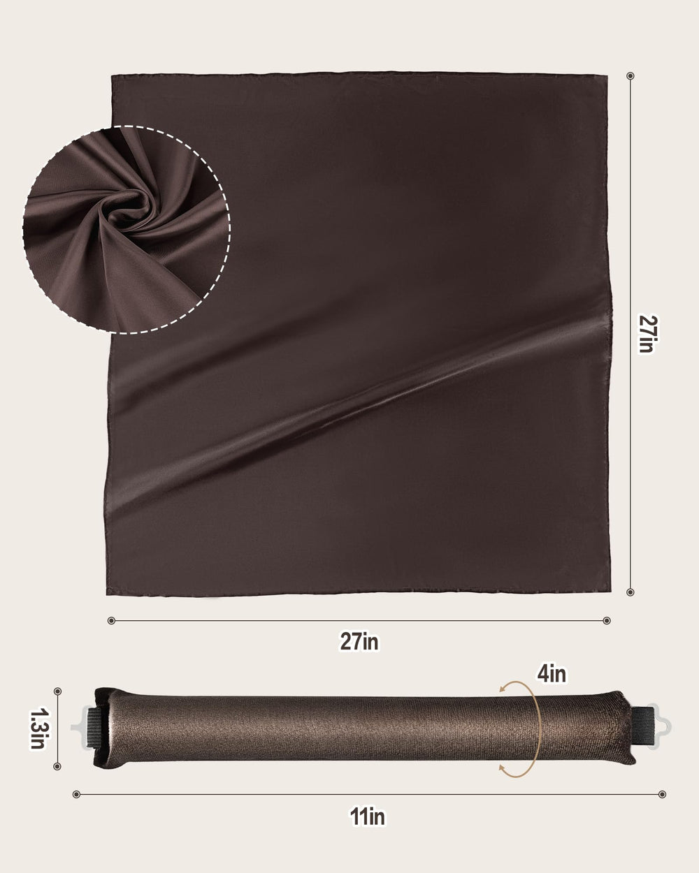 Seritant velvet-surface curls hold shape all day after waking.