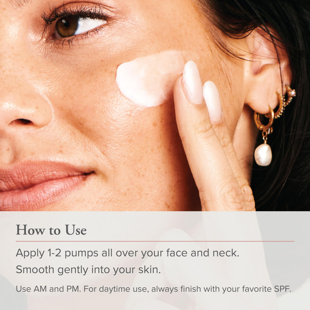 Serovital RetinAll daily serum ingredients squalane illustrate deep hydration and skin softness.