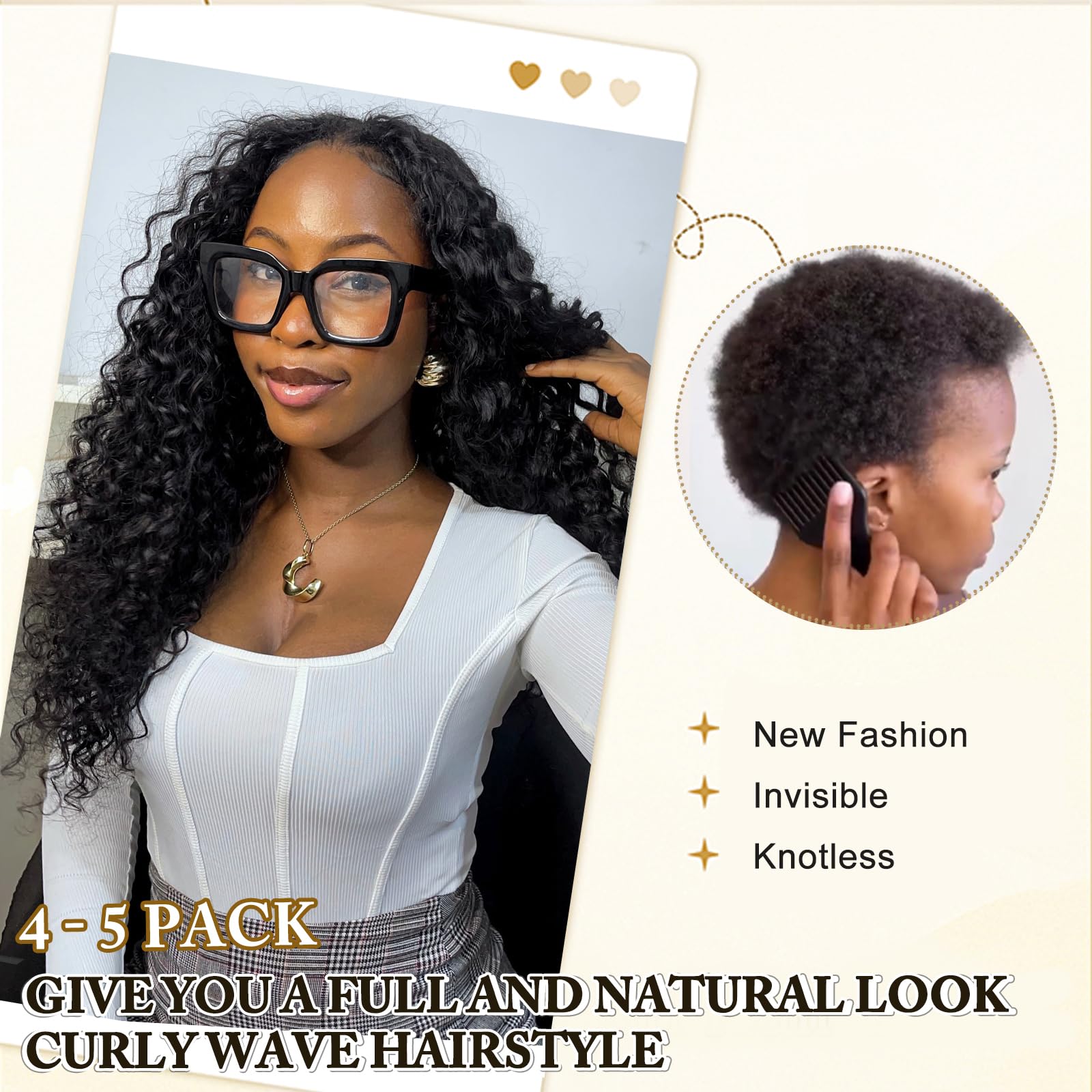 Serreal Gogo Curl 120g pack with around 50 strands