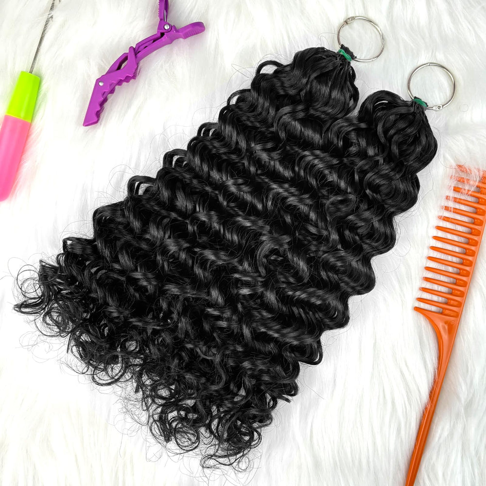 Serreal Gogo Curl natural black 1B color matches textures