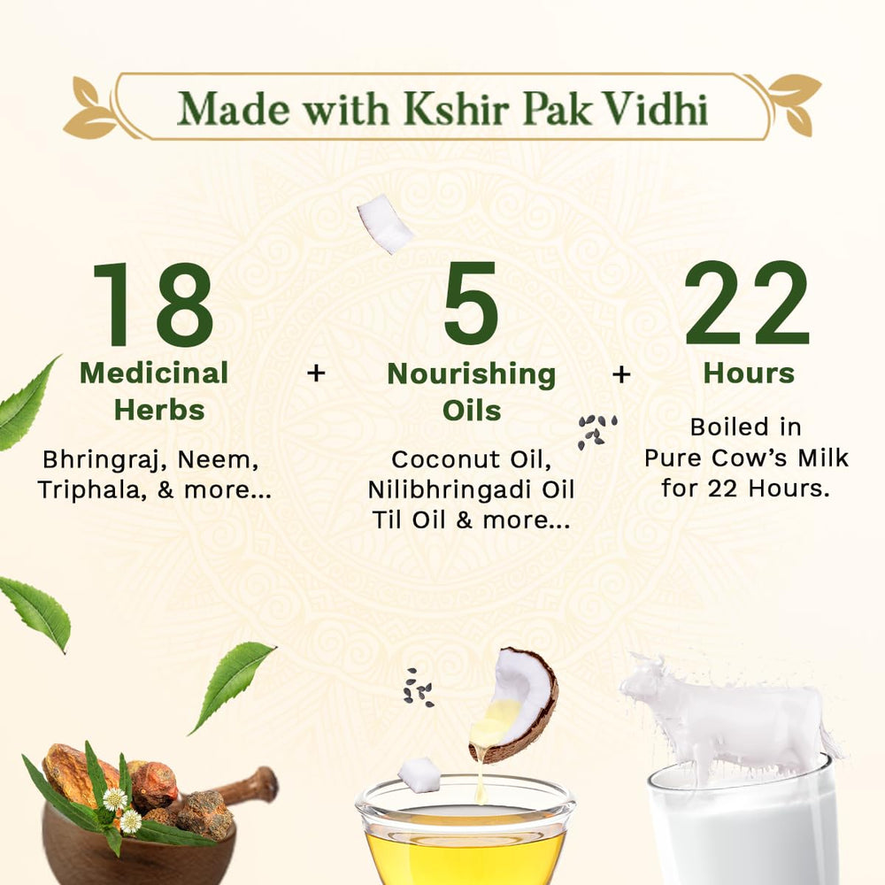 sesa Ayurvedic Oil shown during scalp massage for relaxing routine and nourishment