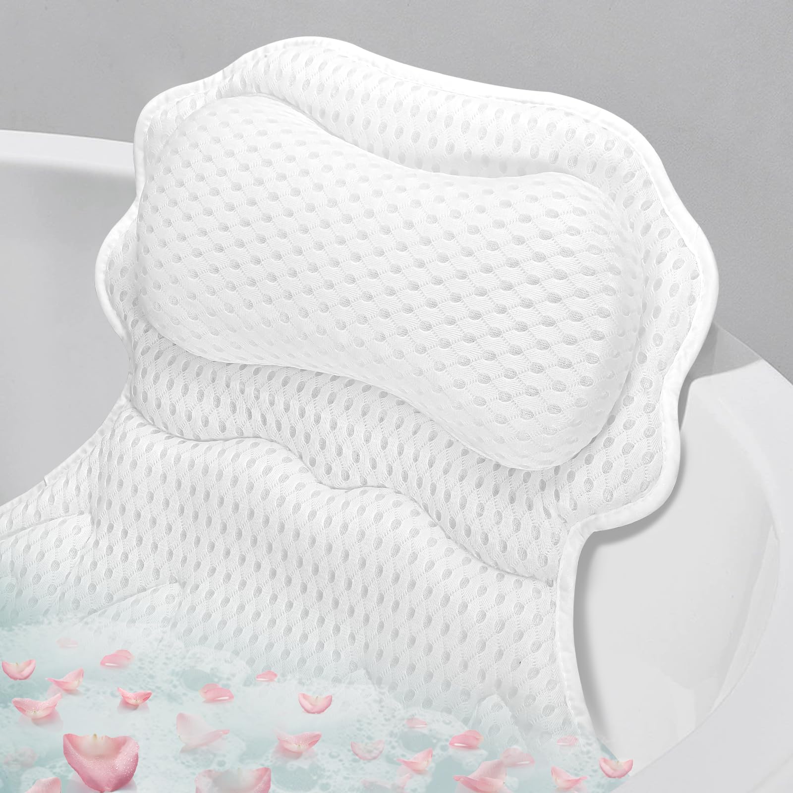 SetSail bath pillow delivers ergonomic head and neck support for relaxing soaks
