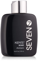 SEVEN Kente Bond Shampoo bottle highlights sulfate-free formula for damaged hair