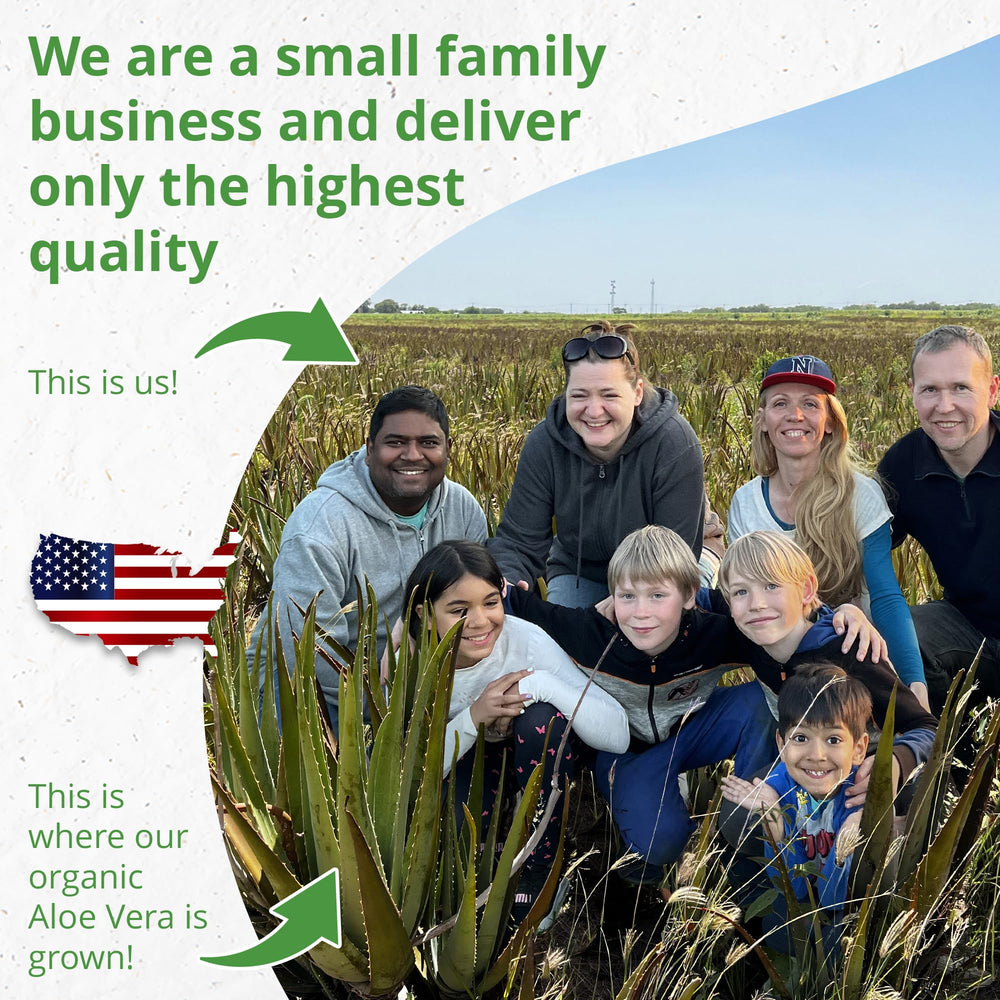 Seven Minerals Aloe Vera Spray absorbs fast, leaving no sticky residue
