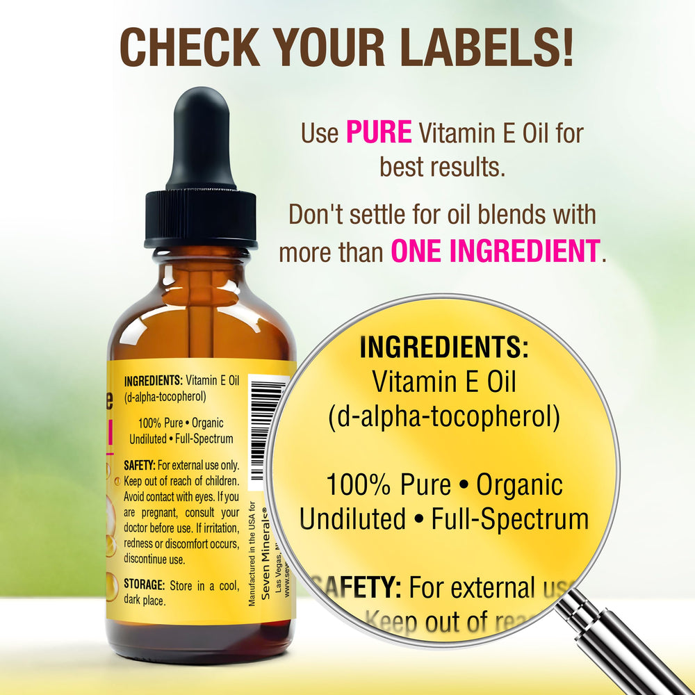 Seven Minerals Vitamin E Oil glow application demonstrates easy hydration and radiant skin