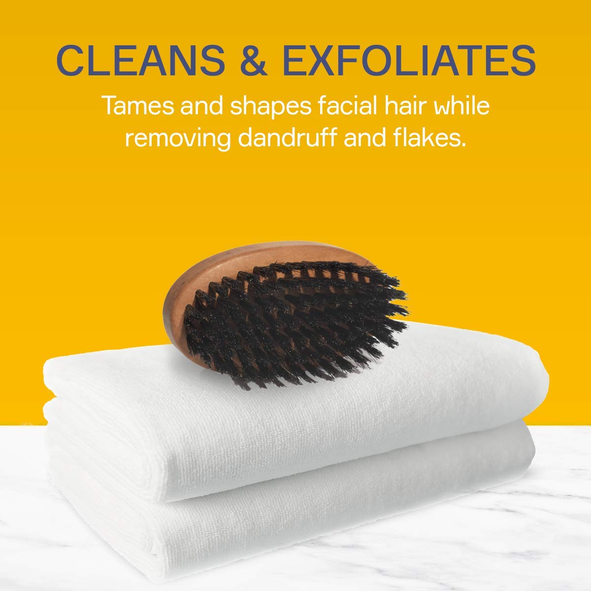 Seven Potions beard brush ideal for travel and daily care.