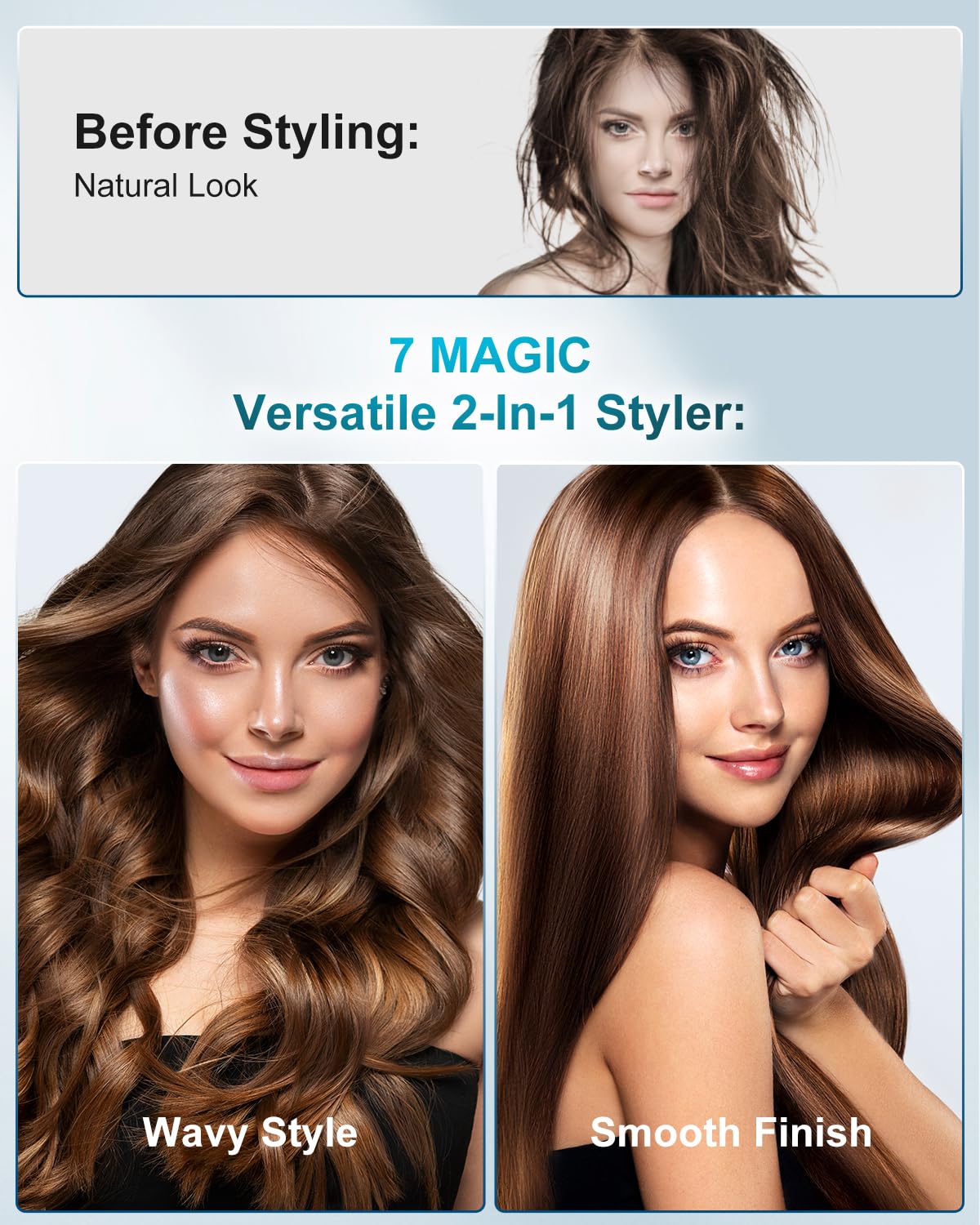 7MAGIC 3D-floating plates glide smoothly to reduce tugging and snagging