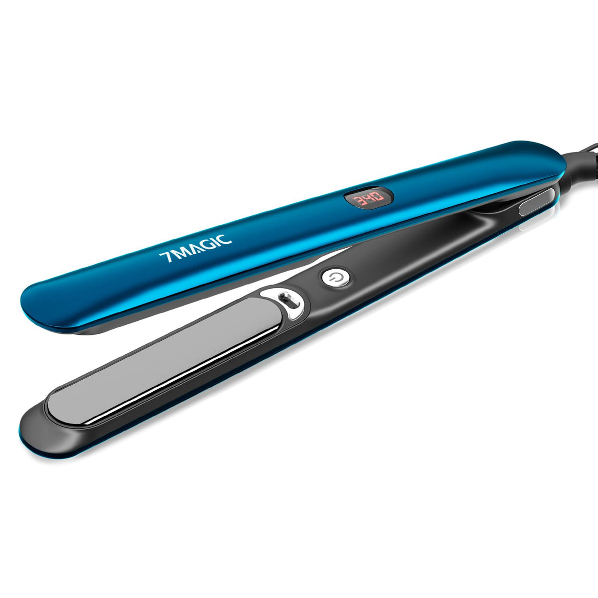 7MAGIC Hair Straightener with LCD display for precise heat control and easy styling