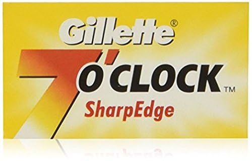 Sevenoclock SharpEdge blades closeup highlighting platinum finish for longevity.