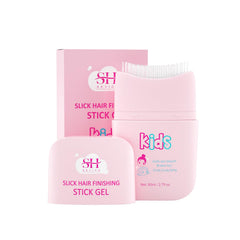 SEVICH hair gel for kids with comb demonstrates easy tame of flyaways and stray hairs.
