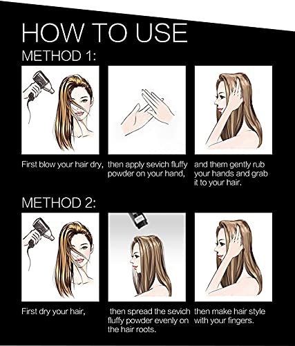 SEVICH hair styling powder portrait use for unisex styling appeal.