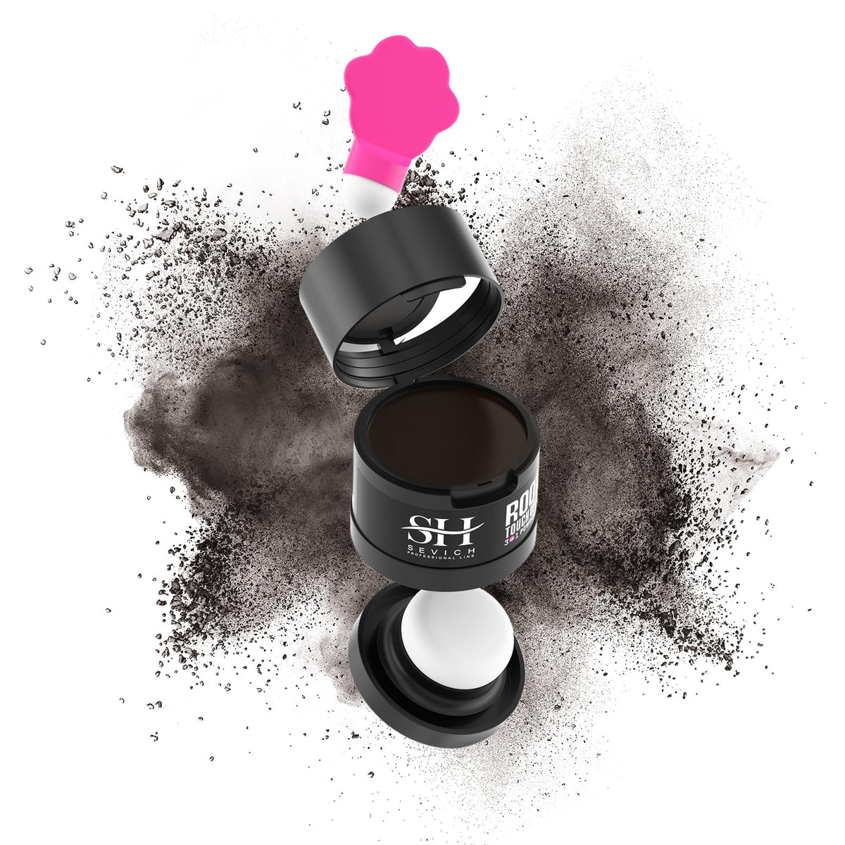 SEVICH hairline powder 2.0 compact showing quick coverage and natural finish