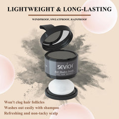 SEVICH Hairline Powder mirror puff shows portable tool with fast gray root concealment