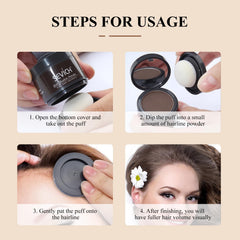 SEVICH Hairline Powder mirror included for precise root coverage.