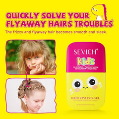 SEVICH Kids Hair Gel built-in comb enables precise, mess-free application for quick touch-ups.