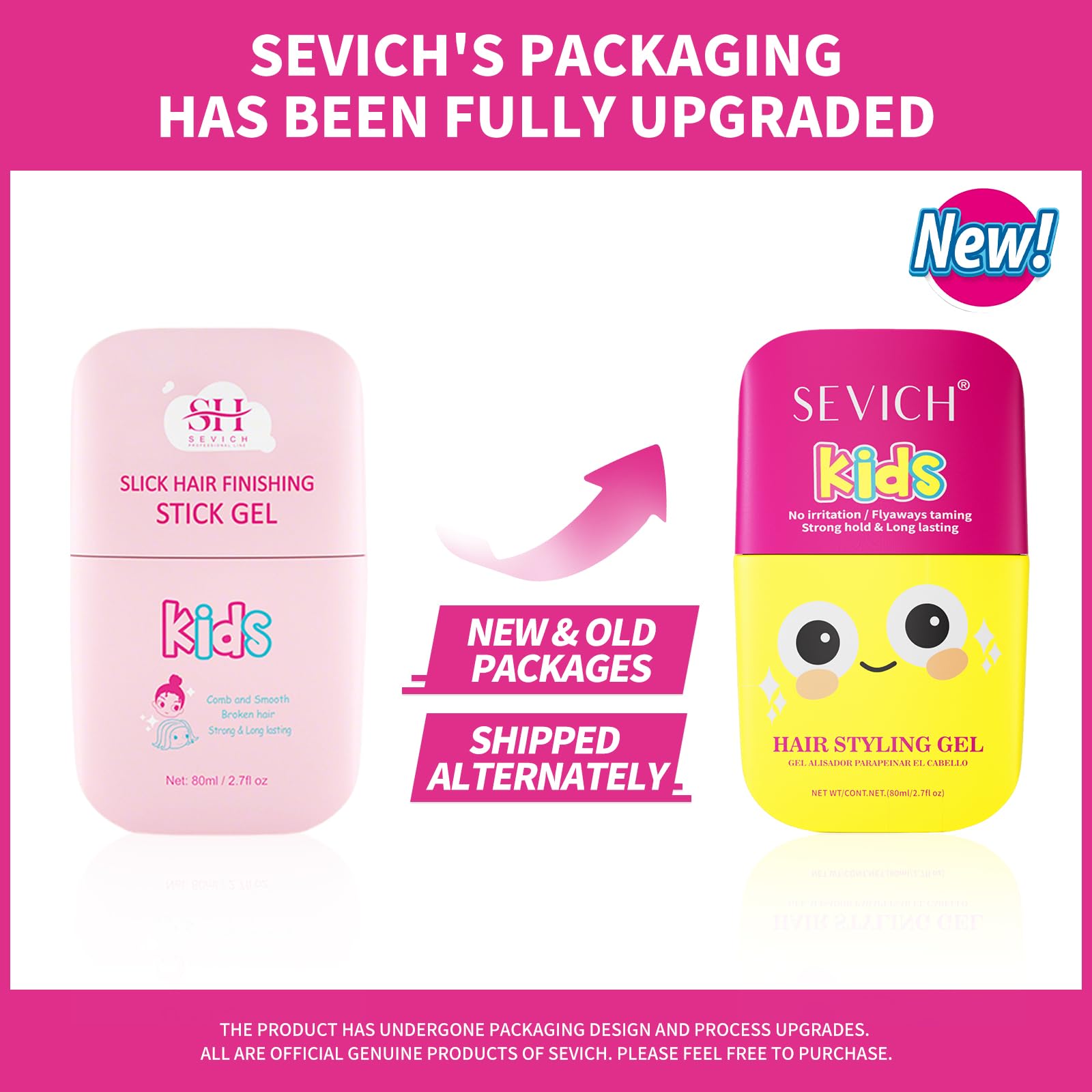 SEVICH flyaways image shows gentle finish for toddlers and girls.