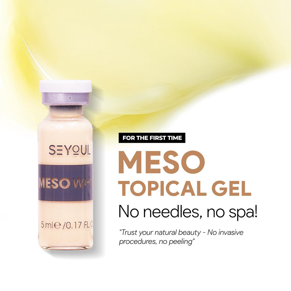 SEYOUL Meso White serum texture closeup demonstrates non-greasy layering ability