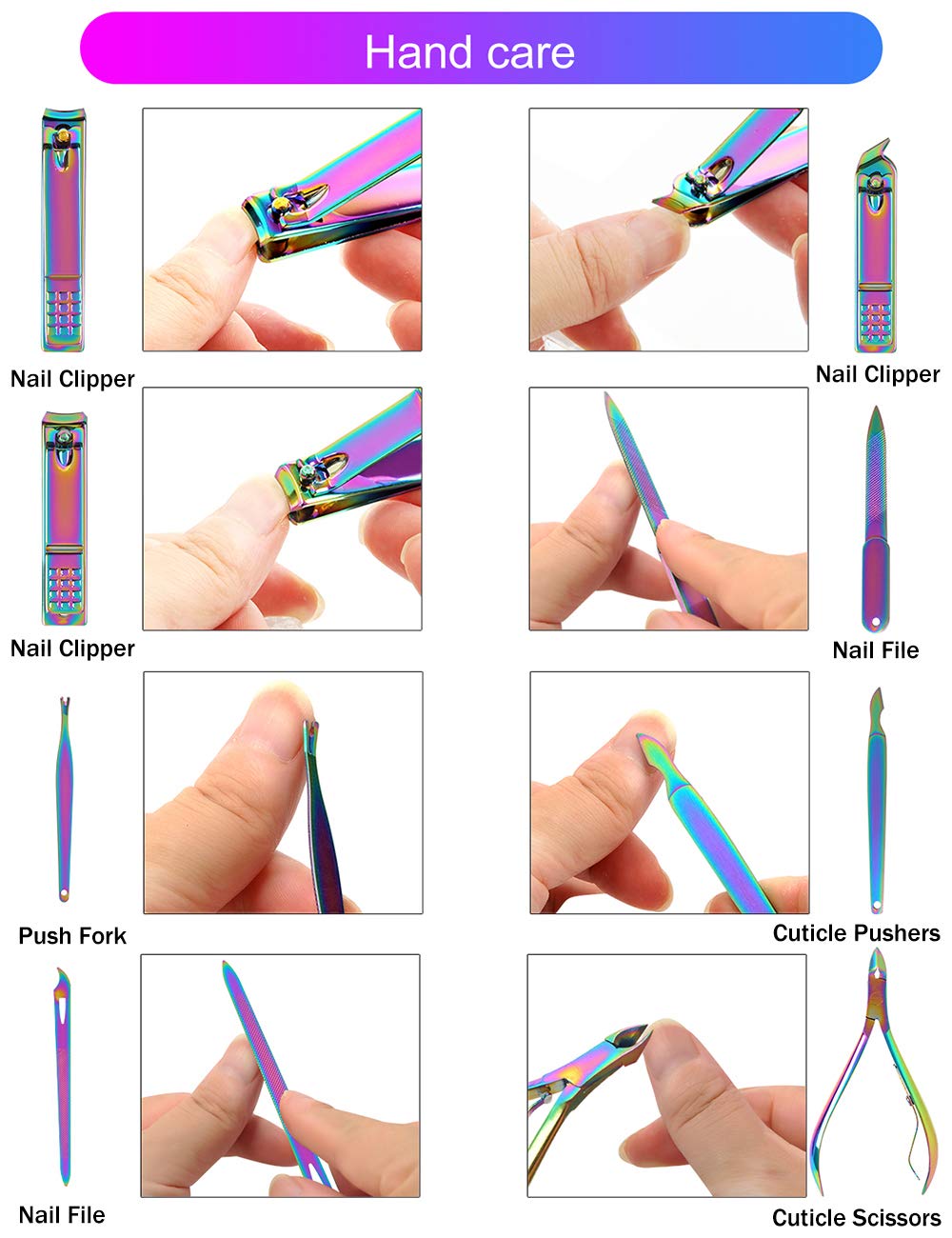 SFYDOM rainbow flat callus remover demonstrates foot care at home.