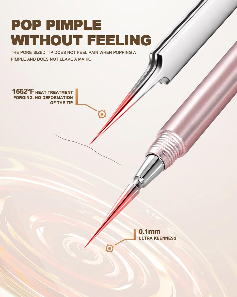 SG Nekoo circle-loop end needle for controlled extraction.