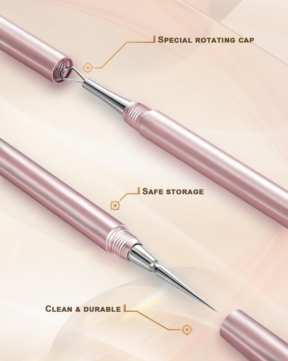SG Nekoo titanium alloy needle with sharp tip for precise pore extraction.