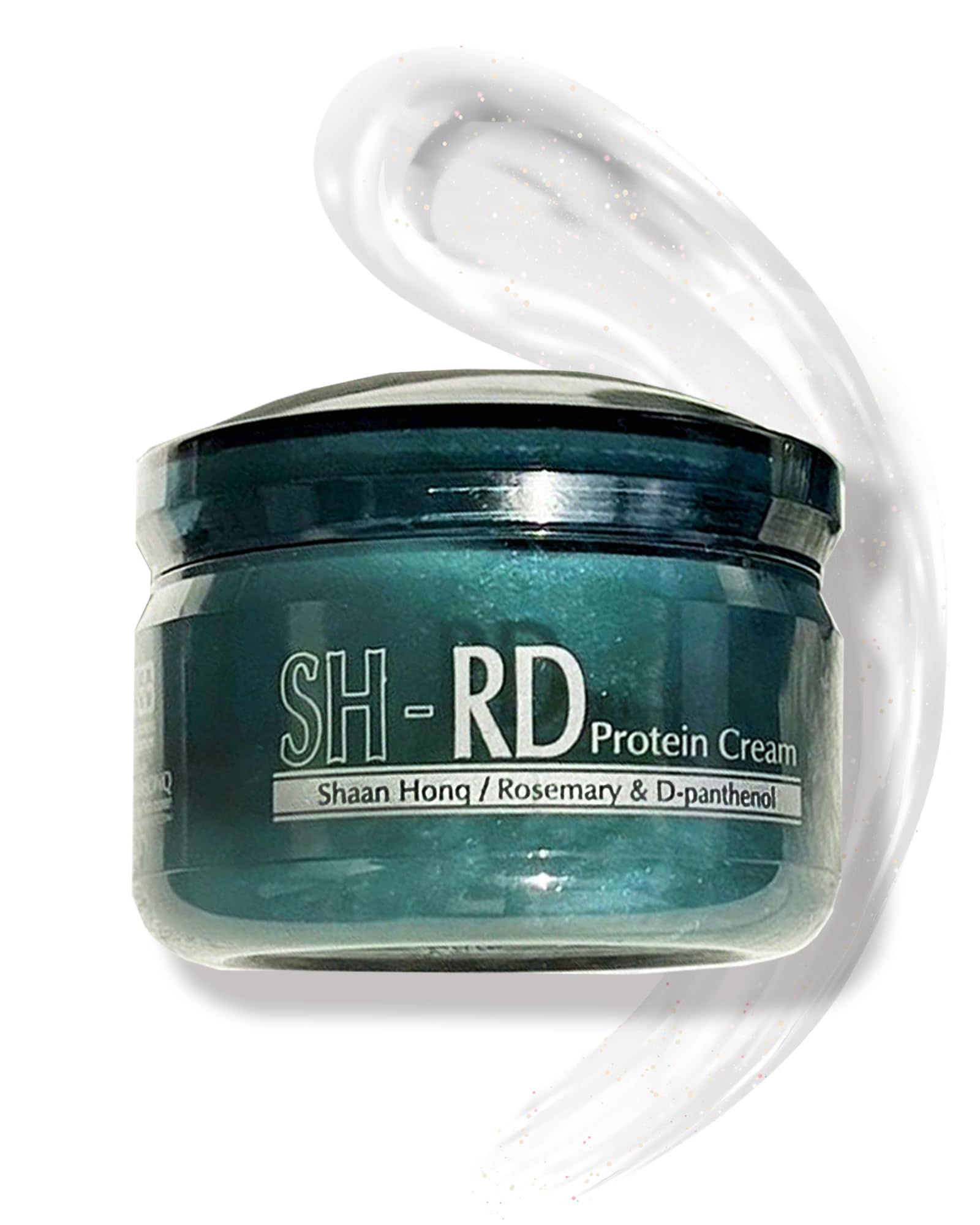 SH-RD Protein Cream bottle pouring hydrates dry hair