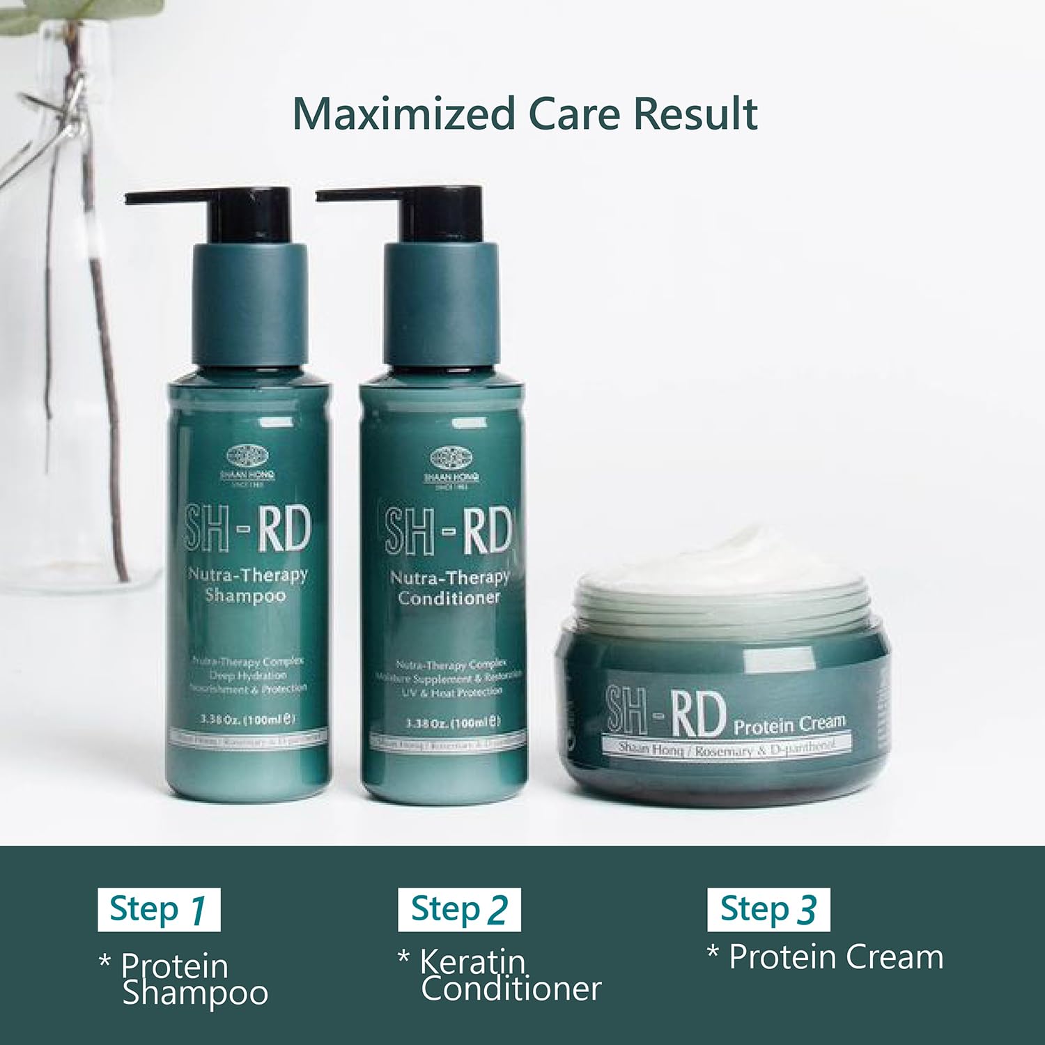 Rosemary extract visual with SH-RD Protein Cream ingredients