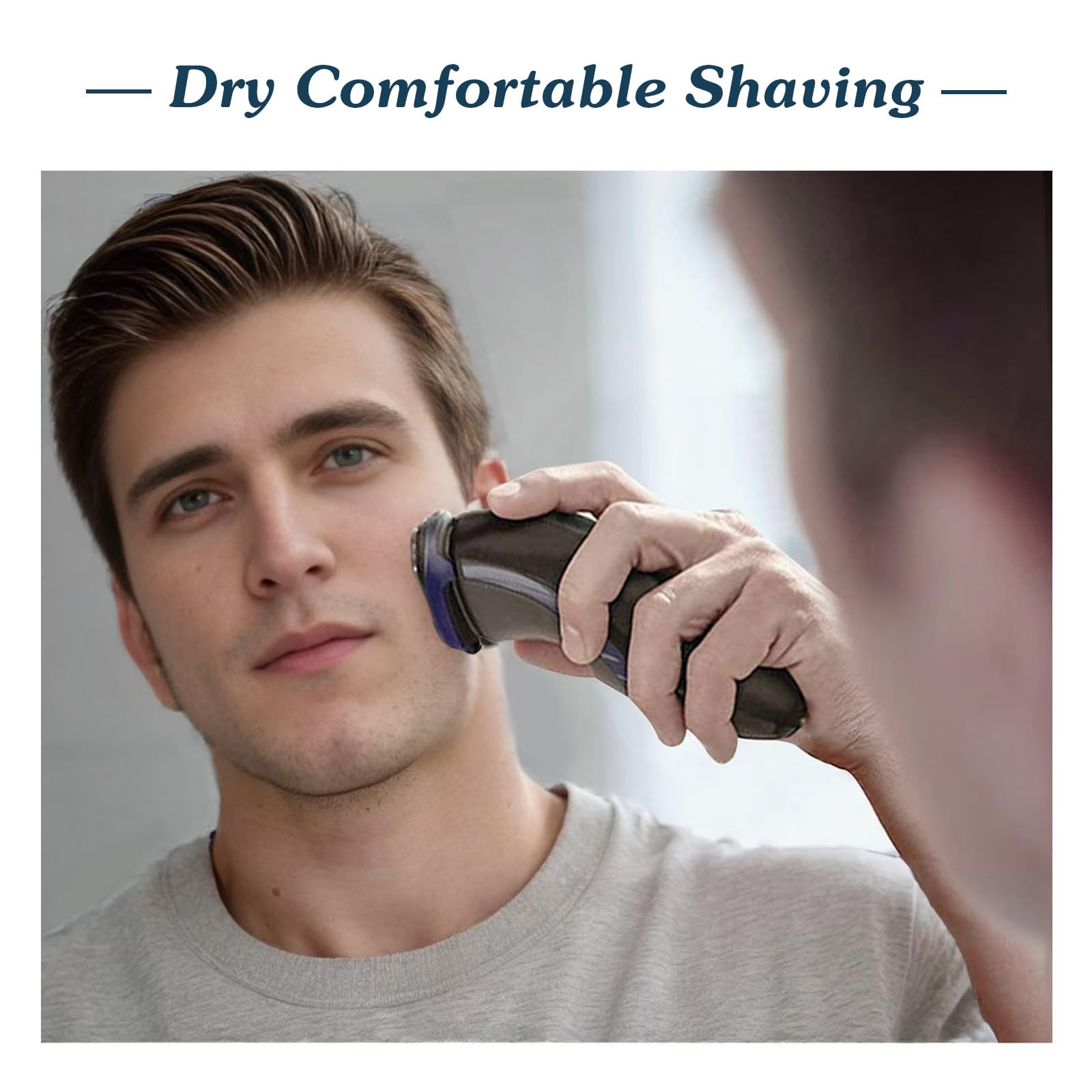 SH30 heads installation steps guide showing quick, tool-free replacement