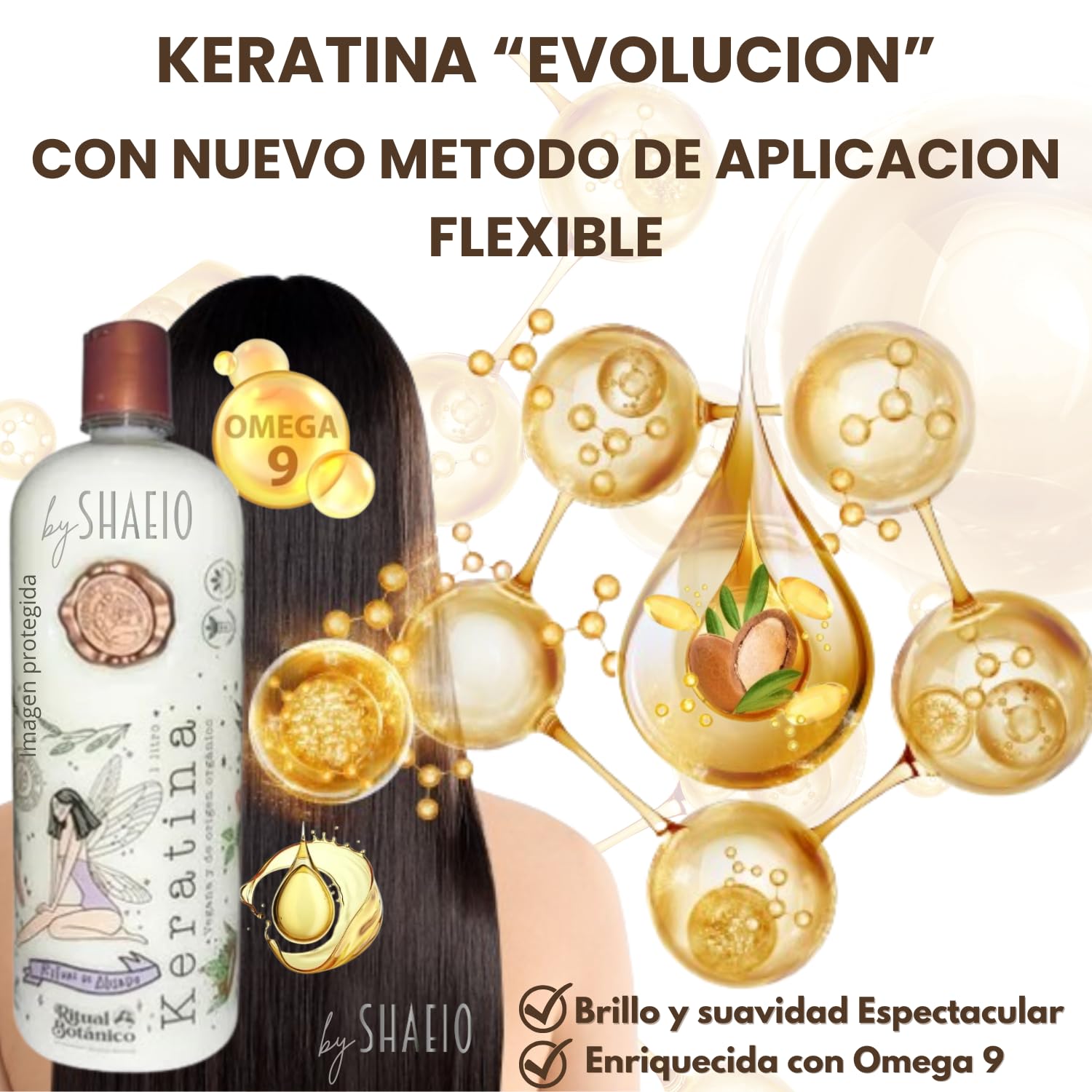 SHAEIO Keratin Hair Mask ingredients highlight omega-rich oils for nourished hair