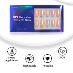 Nail glue kit included with ShangMeng press-on nails.