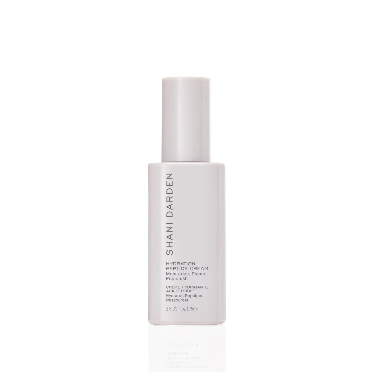 Shani Darden Hydration Peptide Cream jar delivering long-lasting hydration for dry skin.