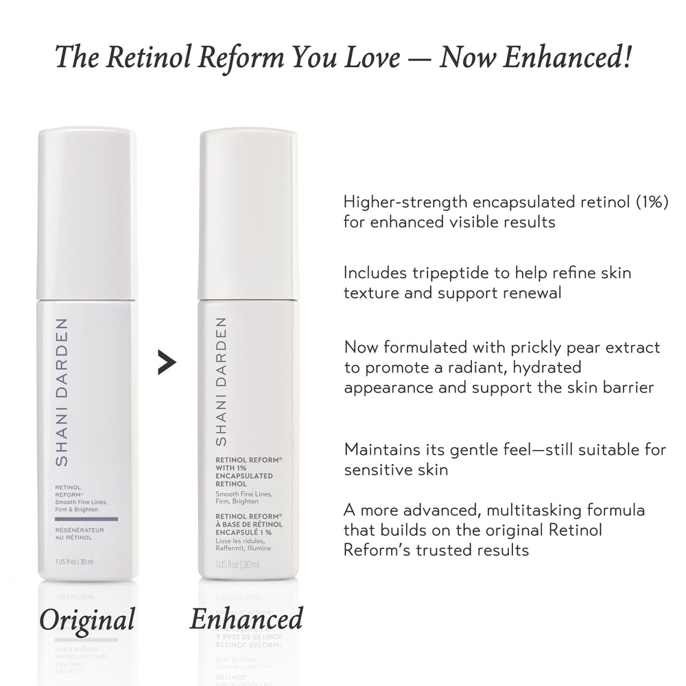 SHANI DARDEN Retinol Reform packaging close-up.