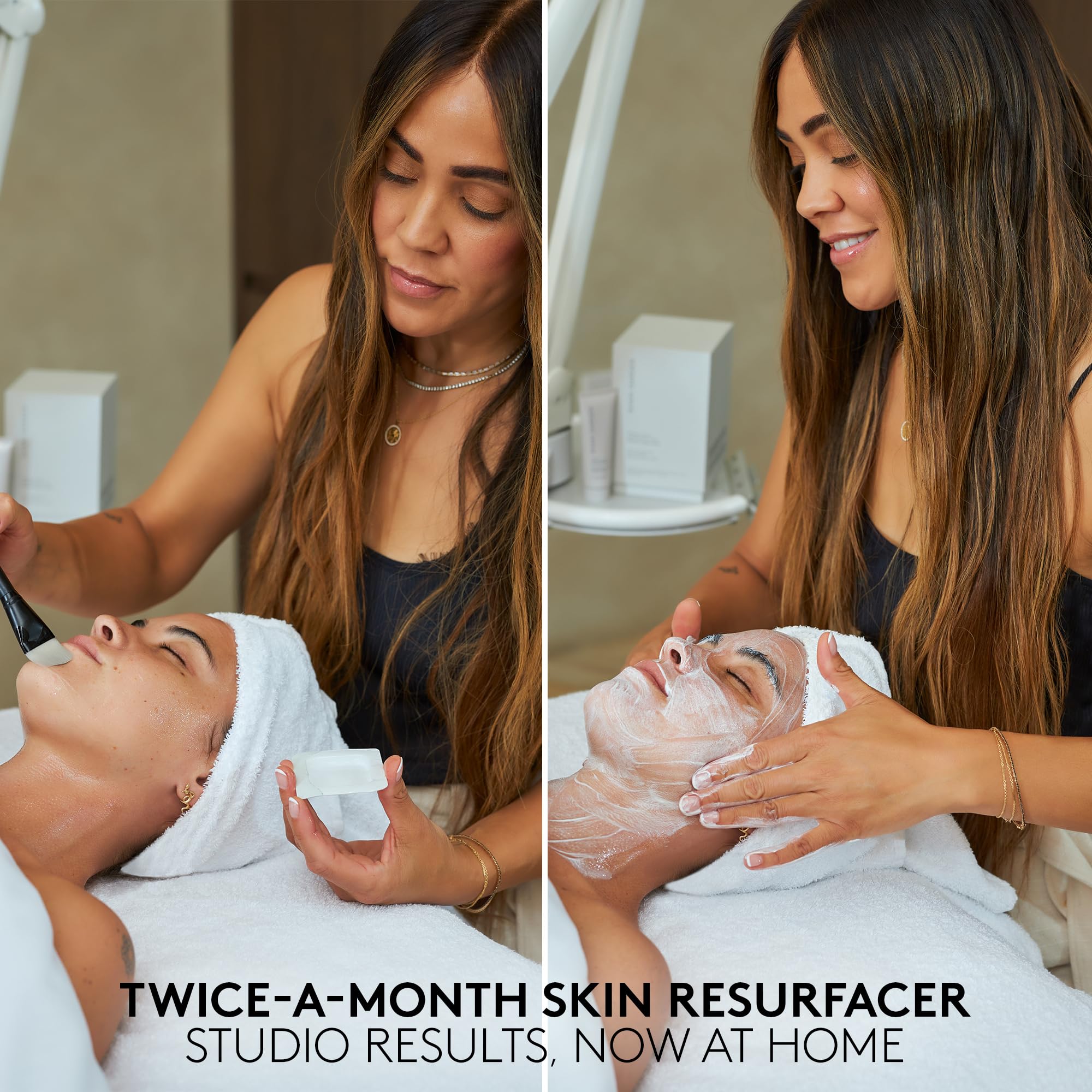 SHANI DARDEN Skin texture close-up reveals refined, radiant-looking skin.
