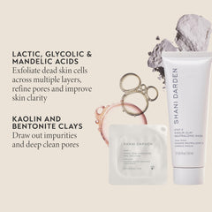 SHANI DARDEN Neutralizing Mask application clarifies pores and resets skin surface.