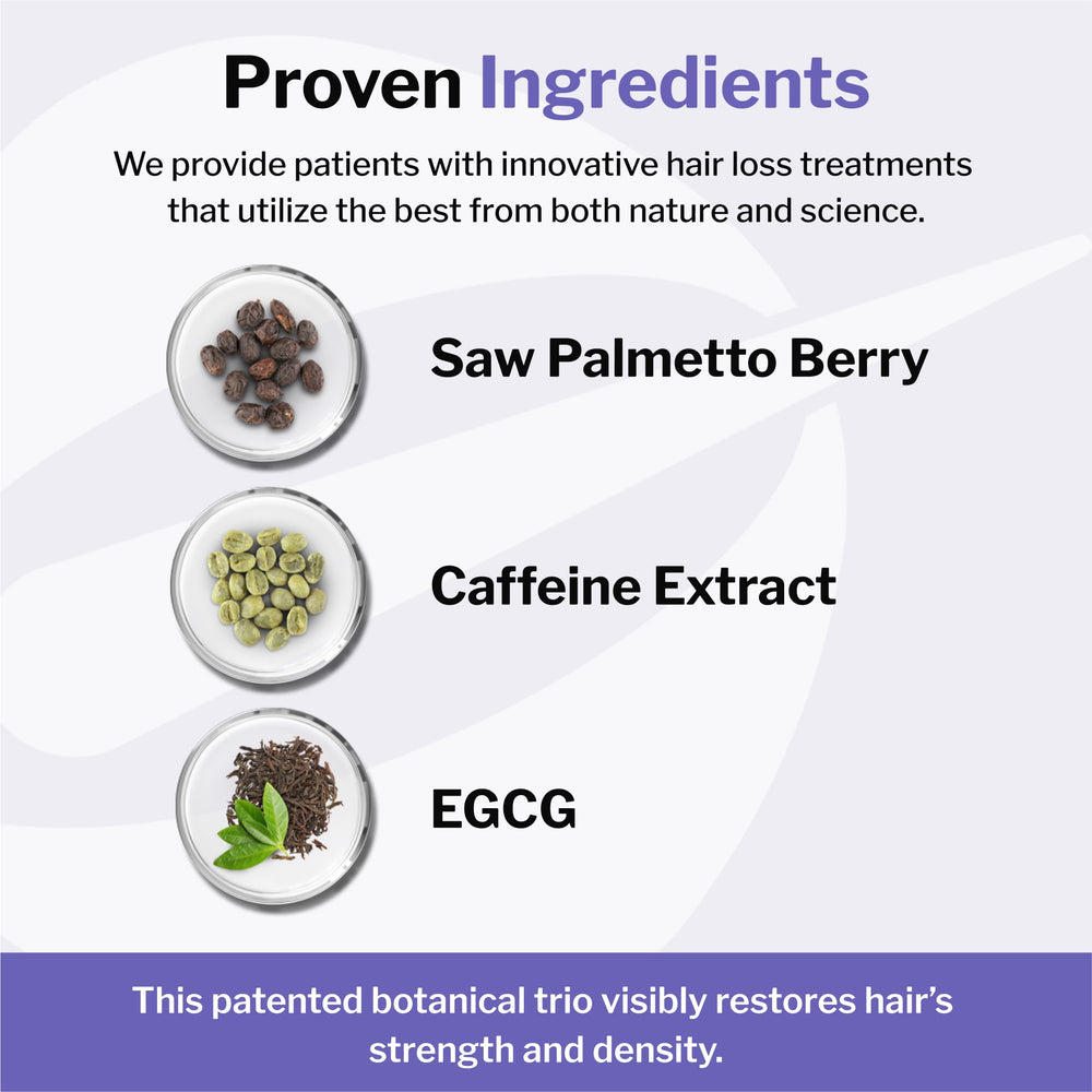 Shapiro MD Hair Growth Experts conditioner application hands demonstrates easy scalp nourishment.