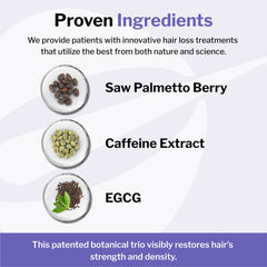 Shapiro MD Hair Growth Experts conditioner application hands demonstrates easy scalp nourishment.