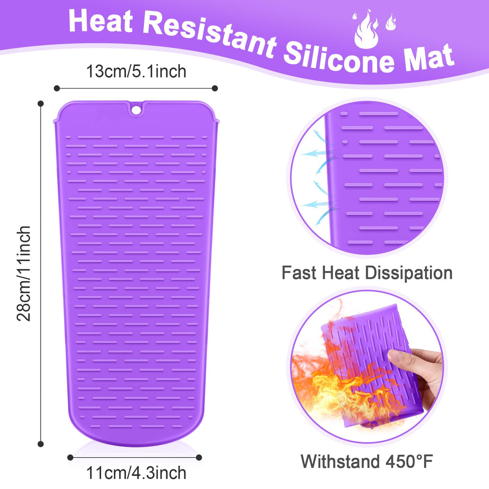 Shappy heat-resistant hair tools organizer with double layers for efficient at-home setups