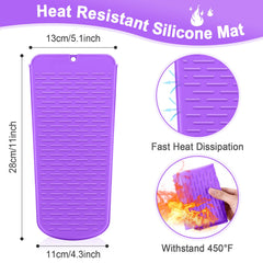 Shappy heat-resistant hair tools organizer with double layers for efficient at-home setups