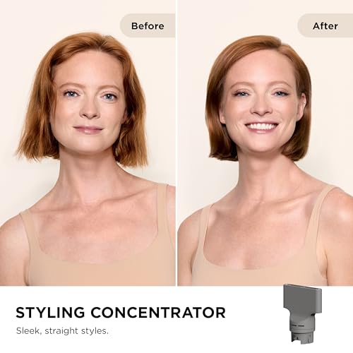 Shark FlexFusion enables fast styling with integrated tools.