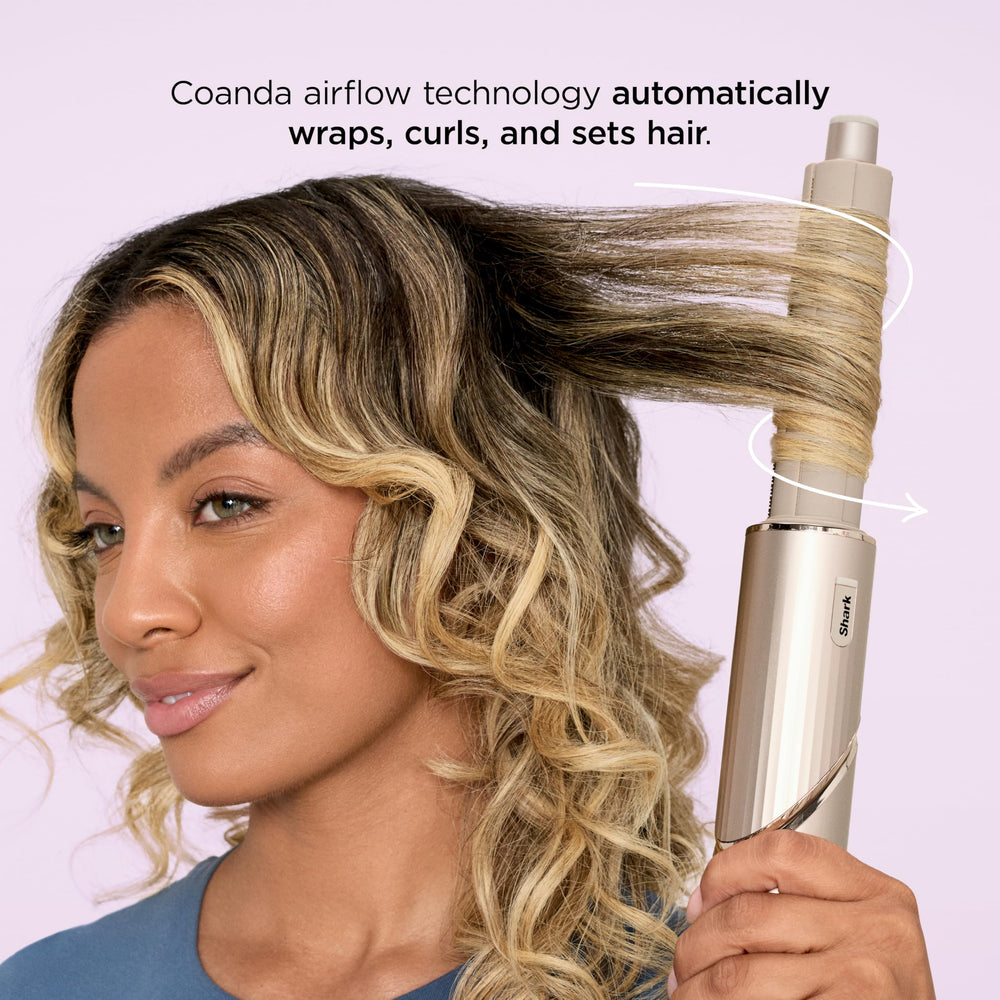 Shark FlexStyle concentrator attachment image enables precise angle control while drying.